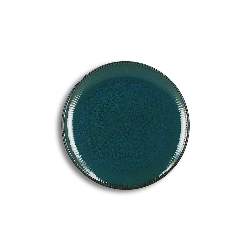 ASSIETTE À DESSERT LUNEA 21CM EN PORCELAINE BLEU
