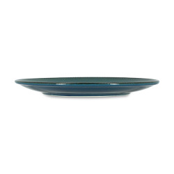 ASSIETTE PLATE LUNEA 27CM EN PORCELAINE BLEU
