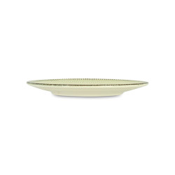 ASSIETTE À DESSERT LUNEA 21CM EN PORCELAINE BEIGE