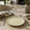 ASSIETTE PLATE LUNEA 27CM EN PORCELAINE BEIGE