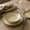 ASSIETTE PLATE LUNEA 27CM EN PORCELAINE BEIGE