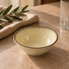 BOL LUNEA 42CL EN PORCELAINE BEIGE 16CM