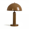 LAMPE À POSER EN MÉTAL MOKA  BRILLANT  30X30X46CM KYRA