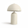LAMPE À POSER EN MÉTAL ECRU BRILLANT 25X25X37CM CHLOE