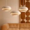 SUSPENSION EN MÉTAL ÉCRU BRILLANT 40X40X176.5CM CHLOE