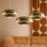 SUSPENSION EN MÉTAL VERT SAUGE BRILLANT  40X40X176.5CM CHLOE