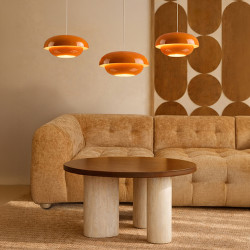 SUSPENSION EN MÉTAL ORANGE BRILLANT 40X40X176.5CM CHLOE