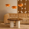 SUSPENSION EN MÉTAL ORANGE BRILLANT 40X40X176.5CM CHLOE