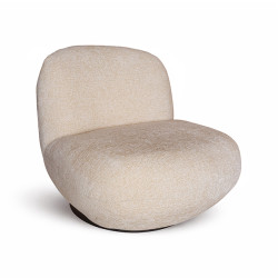 FAUTEUIL PIVOTANT EN TISSU...