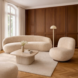 FAUTEUIL PIVOTANT EN TISSU...