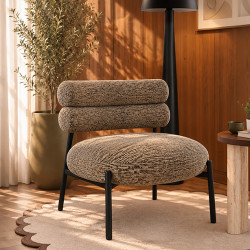 FAUTEUIL LOUNGE EN TISSU...