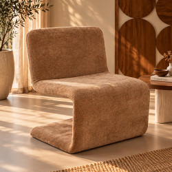 FAUTEUIL EN TISSU CHENILLE...