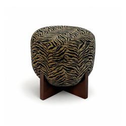 TABOURET EN TISSU TIGRÉ...