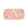 PLAT RECTANGULAIRE VENECIA MAROON 34X16CM