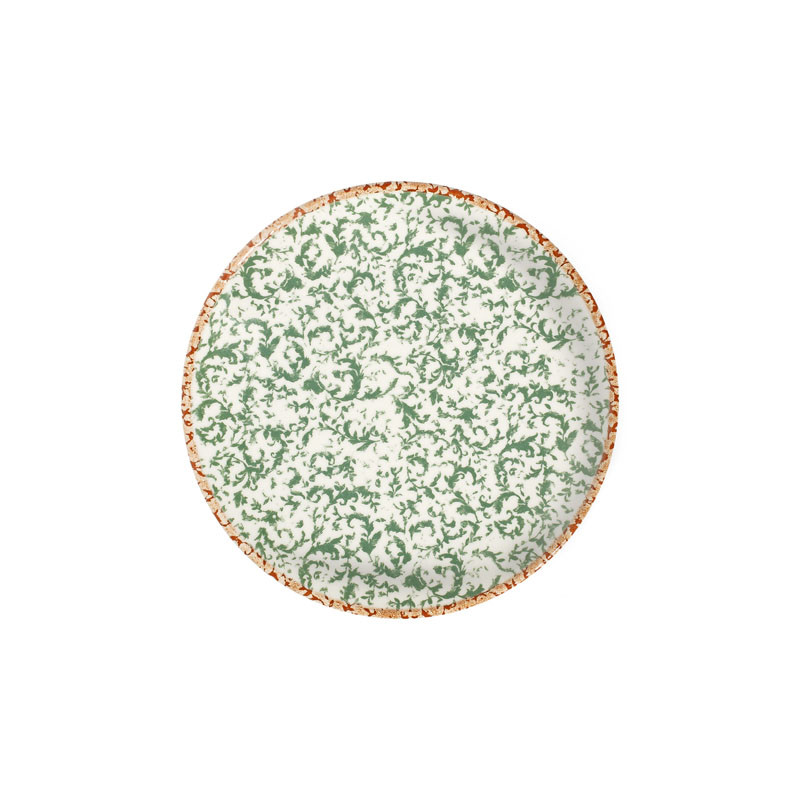 ASSIETTE DESSERT VENECIA GREEN 21CM PORCELAINE