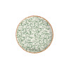 ASSIETTE PLATE VENECIA GREEN 27CM PORCELAINE