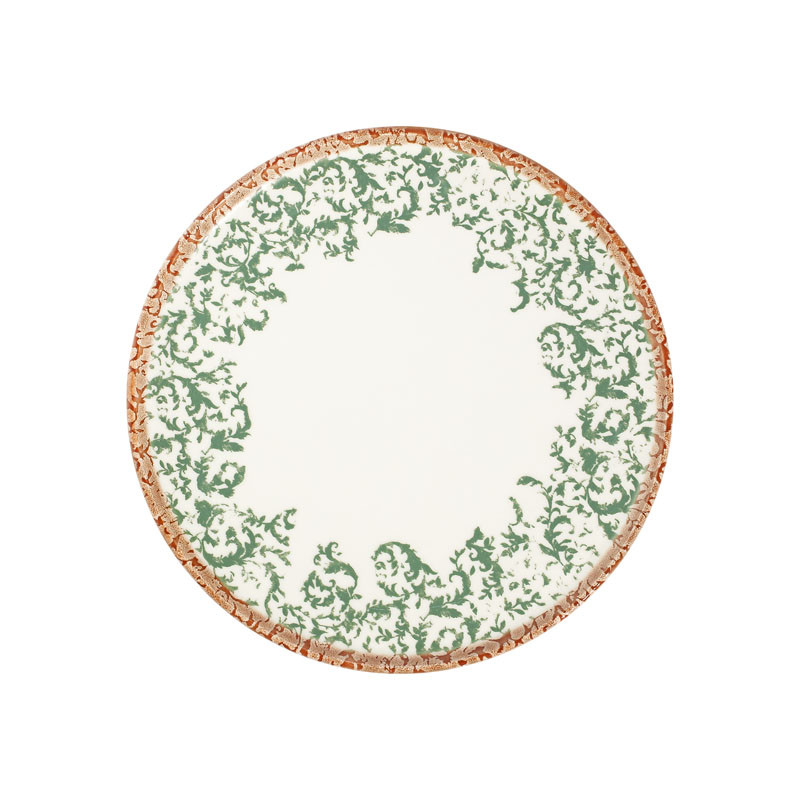 ASSIETTE PIZZA VENECIA GREEN 31CM PORCELAINE
