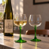 LOT DE 3 VERRES À PIED VIN DU RHIN 16.5CL EN CRISTALLIN