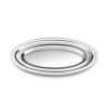 PLAT OVALE UNIE 46X30CM EN INOX