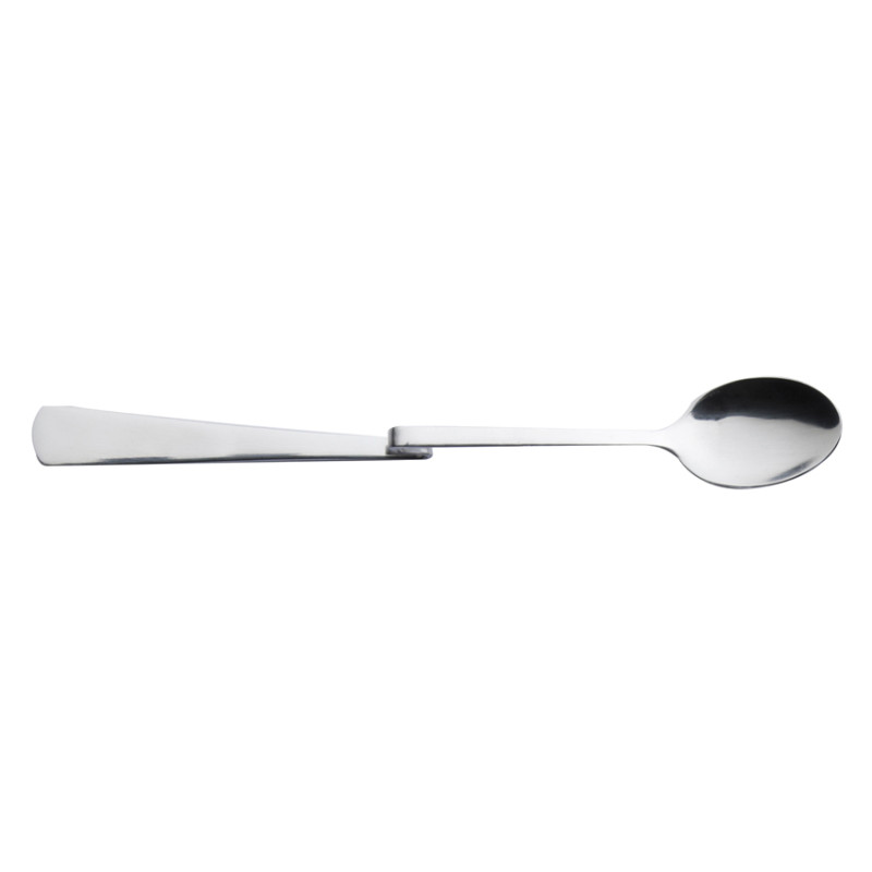 CUILLÈRE À COCKTAIL 19,2CM COUDÉE INOX 18/0