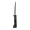COUTEAU A STEAK MANCHE NOIR 2 RIVETS 22,5CM