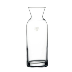 CARAFON VILLAGE EN VERRE JAUGE A 25CL MAX 36CL