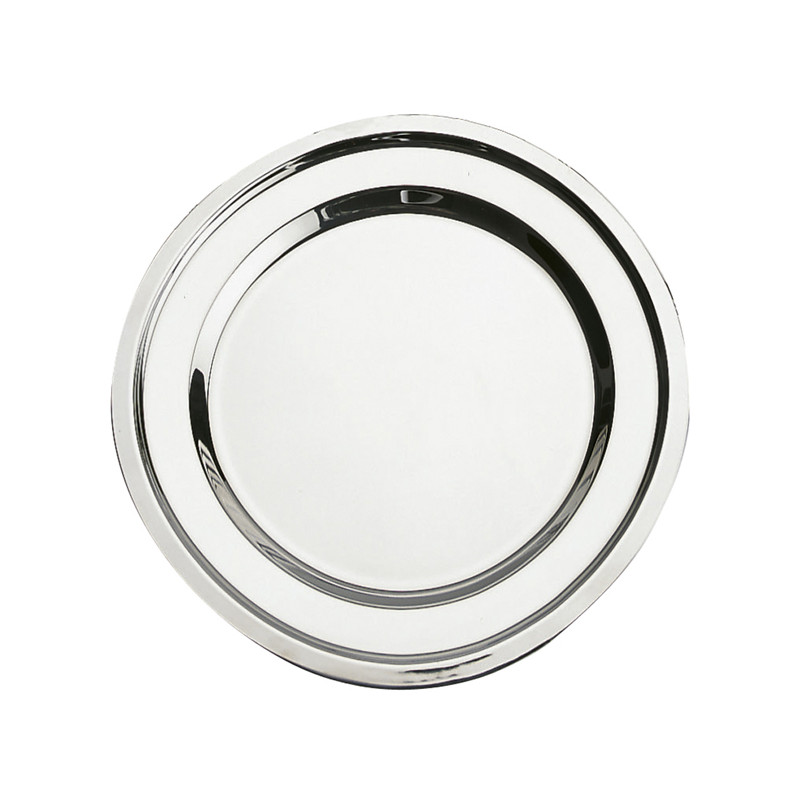 PLAT ROND UNI INOX DIAMÈTRE 30CM