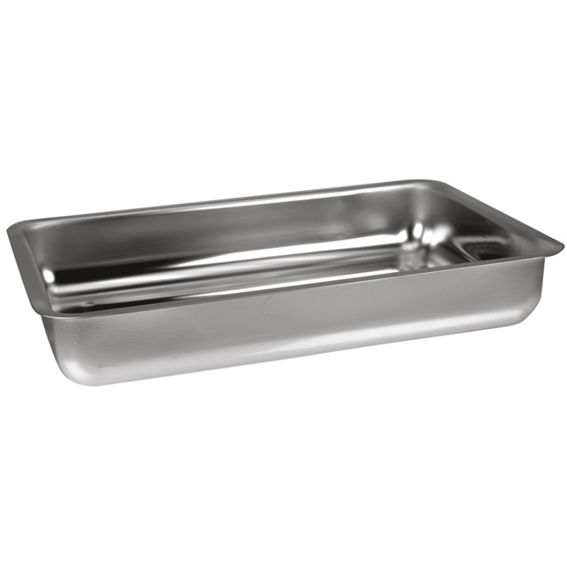 PLAT A GRATIN RECTANGLE INOX 30X21CM