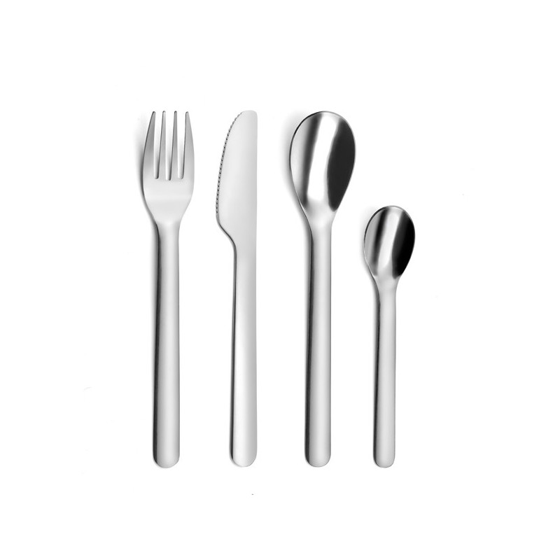 SET DE 4 PIÈCES COUVERT MOBIL POCKET EN ACIER INOXYDABLE