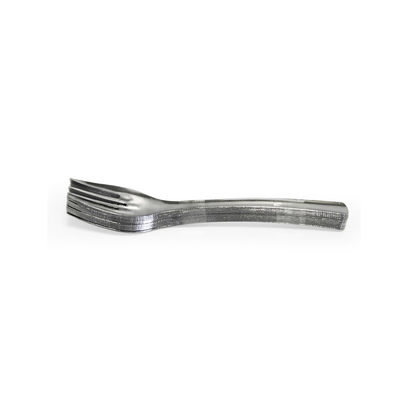 LOT DE 12 FOURCHETTES A DESSERT SLIM 12CM EN INOX