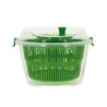 ESSOREUSE À SALADE 2EN1 25CM EN PLASTIQUE VERT