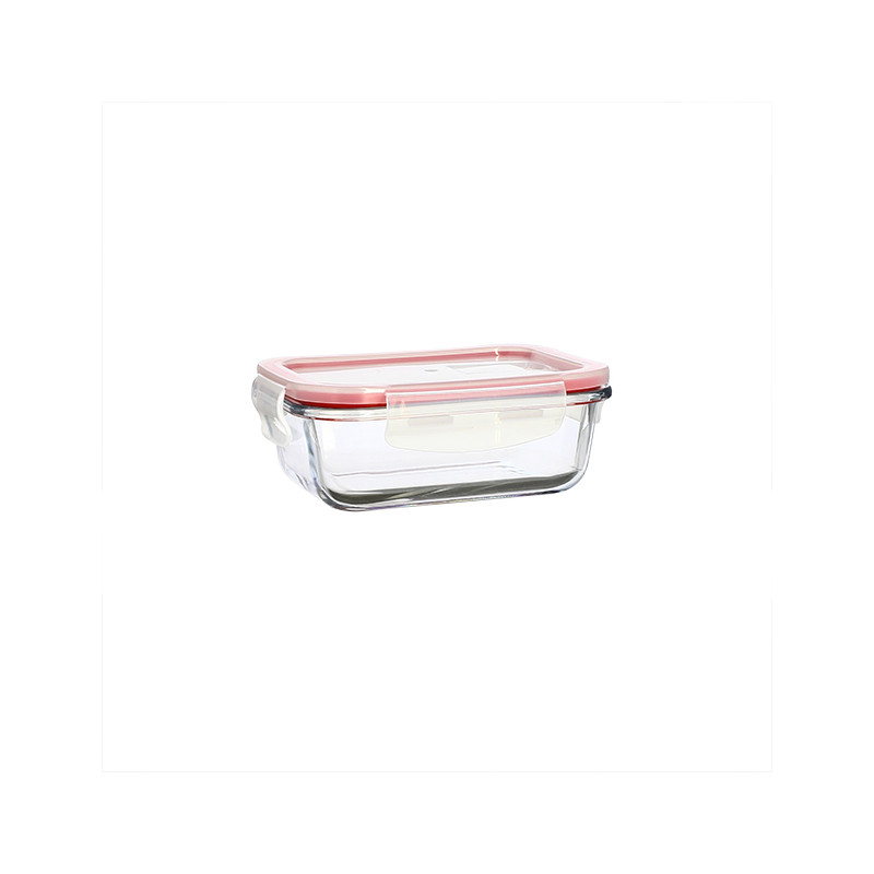 BOITE HERMÉTIQUE RECTANGULAIRE +COUVERCLE 370ML CLÉMENTINE