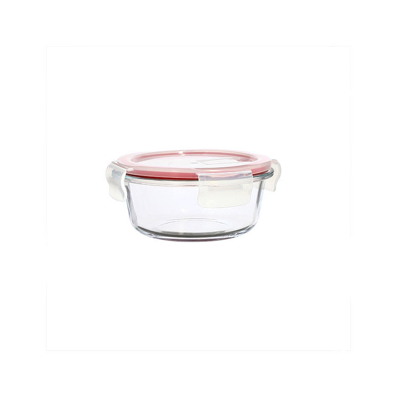 BOITE HERMÉTIQUE RONDE + COUVERCLE 370ML CLÉMENTINE