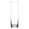 VASE H26,5CM FORME DROITE EN VERRE TRANSPARENT