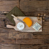 PLANCHE À DÉCOUPER WOOD EN BOIS D'ACACIA 50X20CM AVEC LANIÈRE EN CUIR
