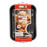 PLAT À RÔTISSERIE AVEC GRILLE 38X29CM AMANDINE