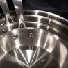 POÊLE TRIPLY 24CM EN ACIER INOXYDABLE FABRIQUÉE EN FRANCE