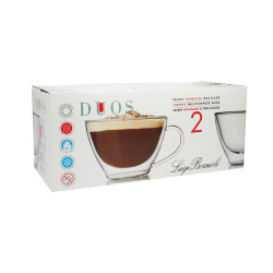 SET DE 2 TASSES DUOS 38,5CL DOUBLE PAROI