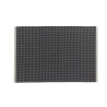 SET TABLE 45X30CM  VINYL ACIER STYLE NOIR