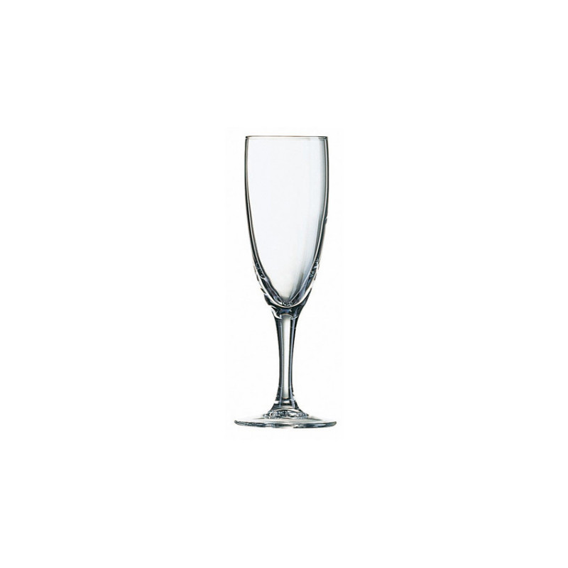 VERRE À PIED FLUTE 17CL ELEGANCE ARCOROC ECOPACK
