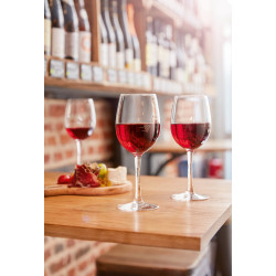 VERRE A PIED VIN AU VERRE CABERNET GRAPPE 35CL