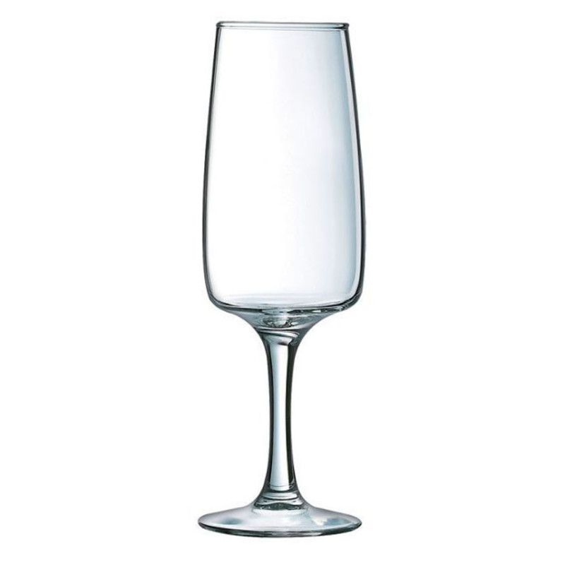FLUTE À CHAMPAGNE EQUIP HOME 17CL EN VERRE TRANSPARENT