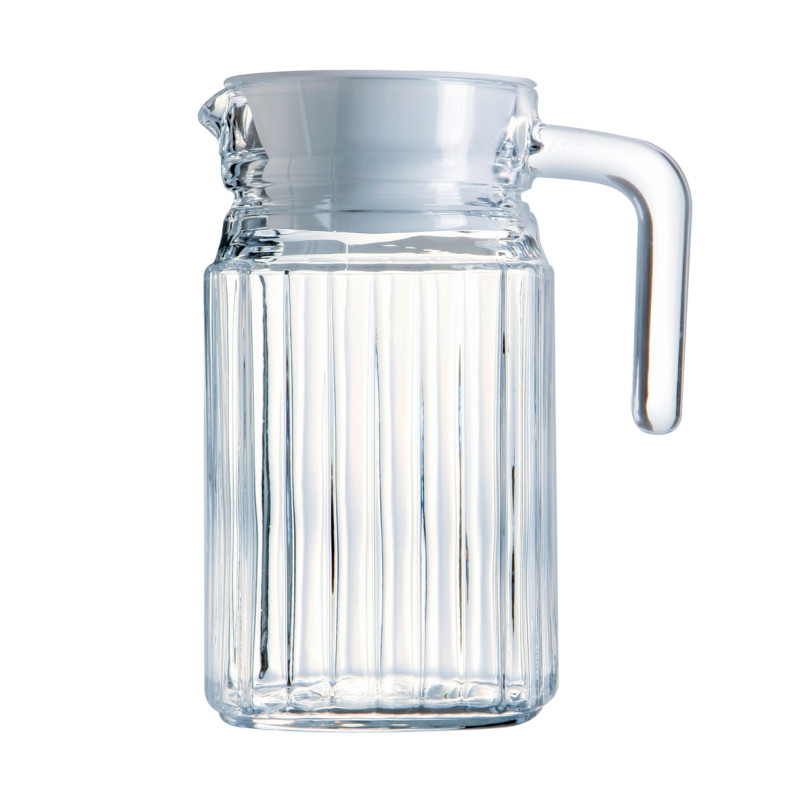 BROC QUADRO 50CL EN VERRE TRANSPARENT AVEC BOUCHON
