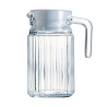 BROC QUADRO 50CL EN VERRE TRANSPARENT AVEC BOUCHON