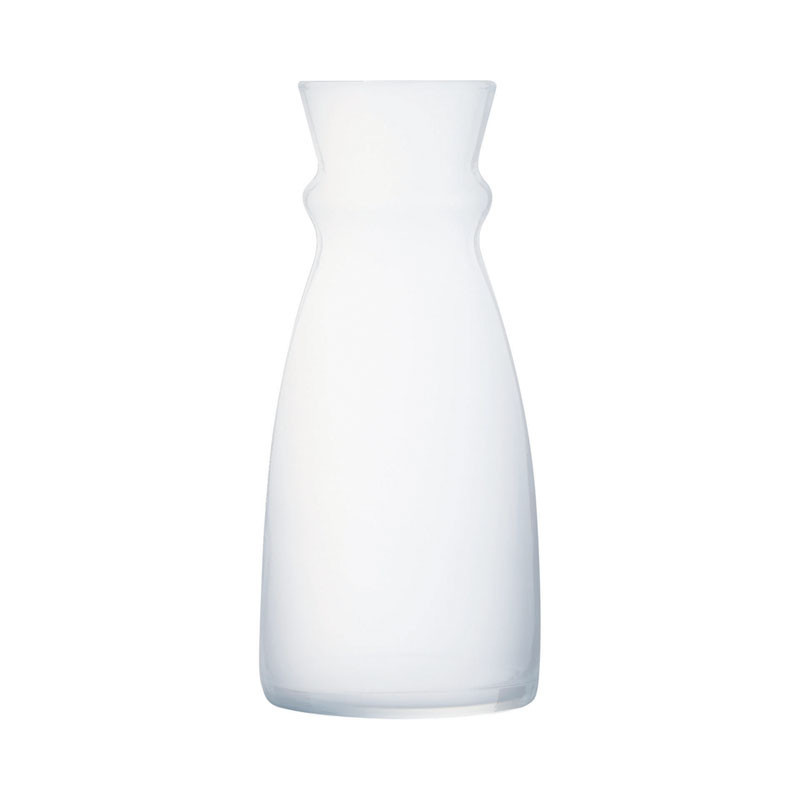 CARAFE FLUID FROSTED COULEUR BLANCHE 0.75L