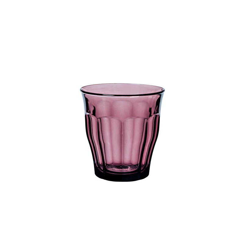 GOBELET PICARDIE 25CL EN VERRE TREMPÉ PRUNE