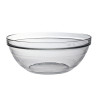 SALADIER GIGOGNE EMPILABLE 23CM EN VERRE TREMPÉ TRANSPARENT