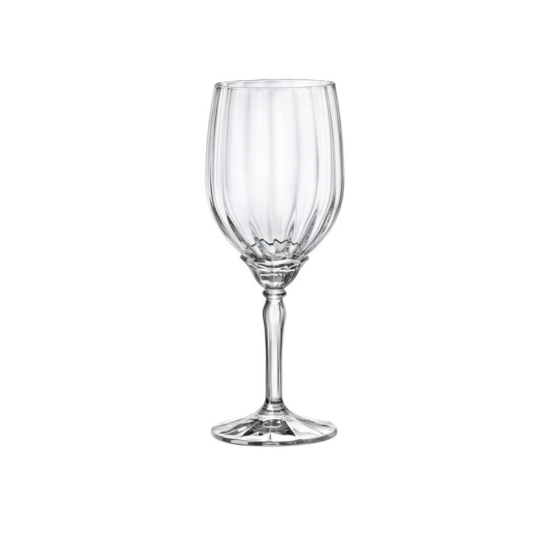 VERRE A PIED EAU FLORIAN 38CL TRANSPARENT