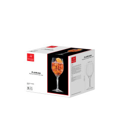 VERRE A PIED EAU FLORIAN 38CL TRANSPARENT