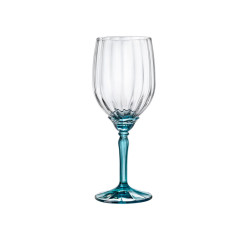 VERRE À PIED FLORIAN 38CL BLEU
